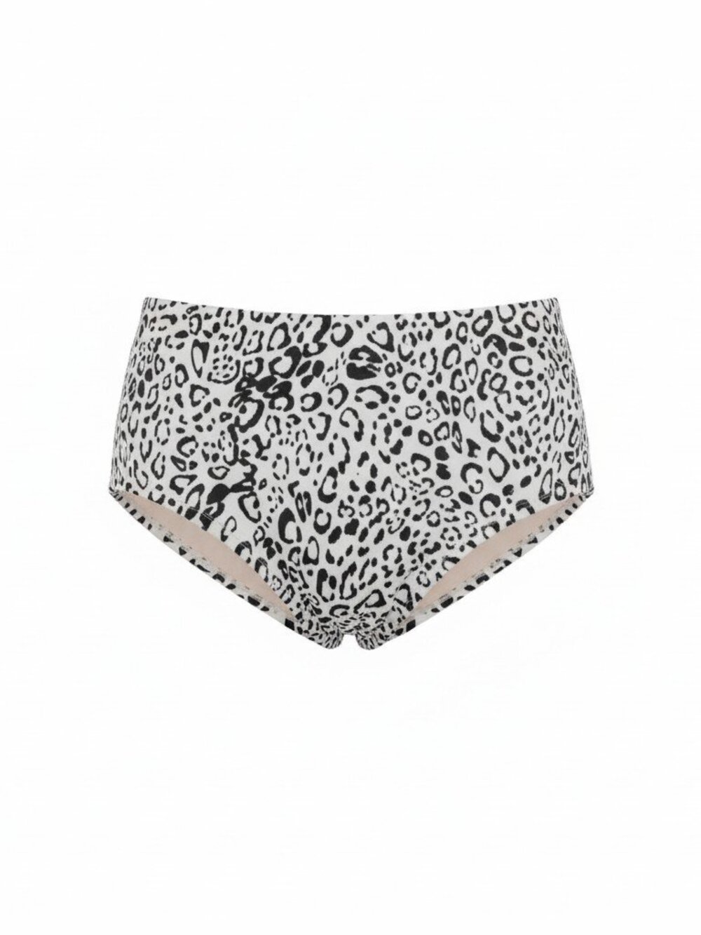 Kona Sol Bikini Bottoms Womens XL High Waist Leopard Print Swim Bottom